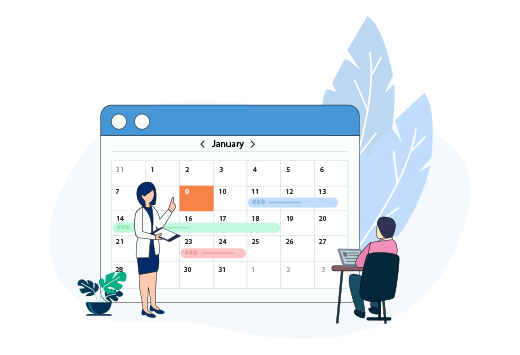 Online and offline appointment scheduling